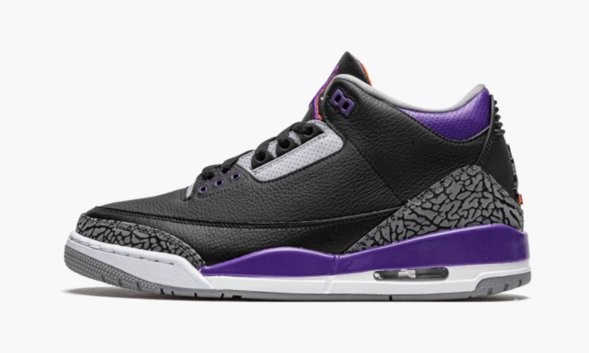 purple jordan 3s