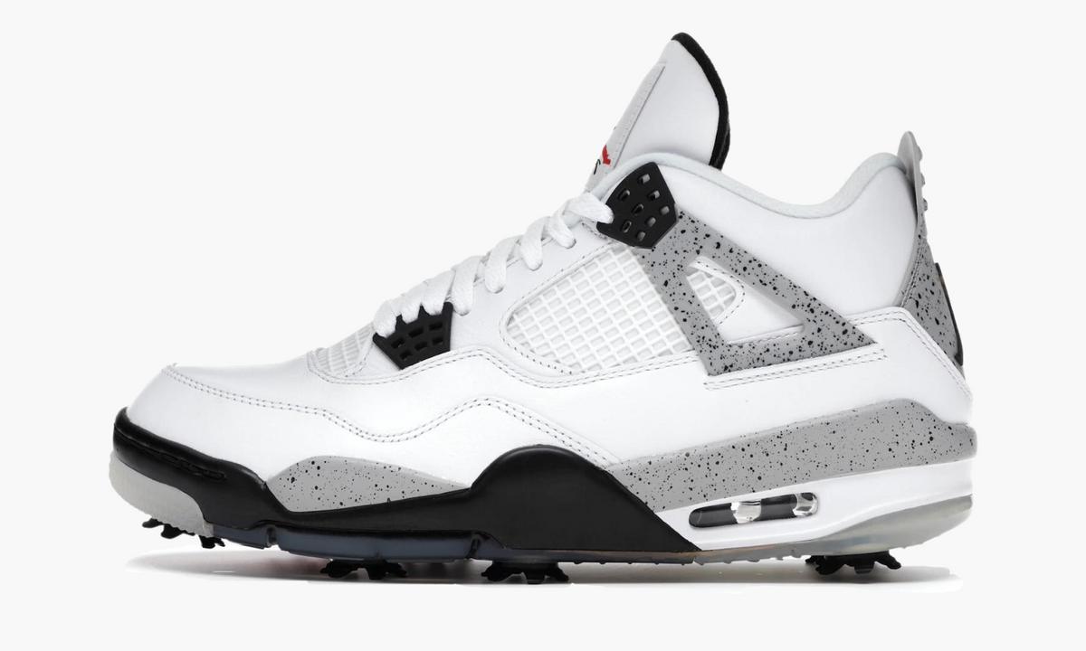 jordan 4 cement white golf