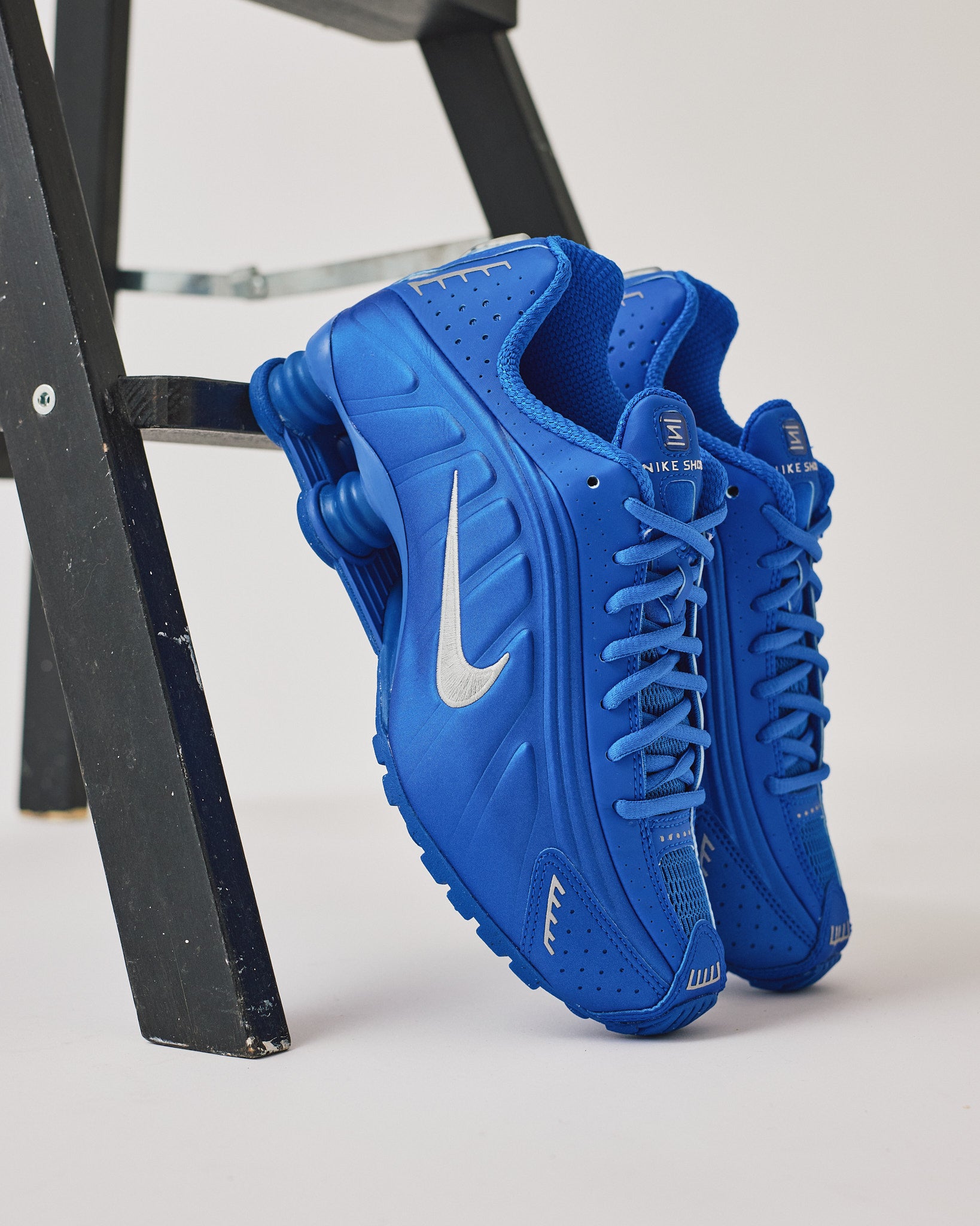 All Blue Nike R4 Nike Shox R4 Racer Blue Metallic Silver | The Sneaker Store