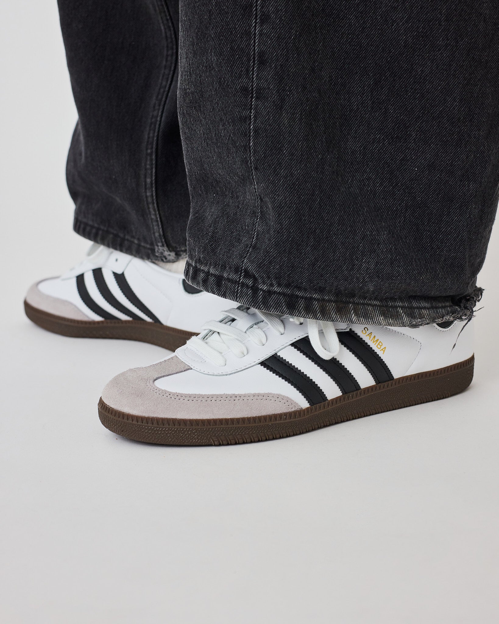 Adidas Samba Cloud White Core Black | The Sneaker Store Adidas Samba Cloud White Core Black | The Sneaker Store