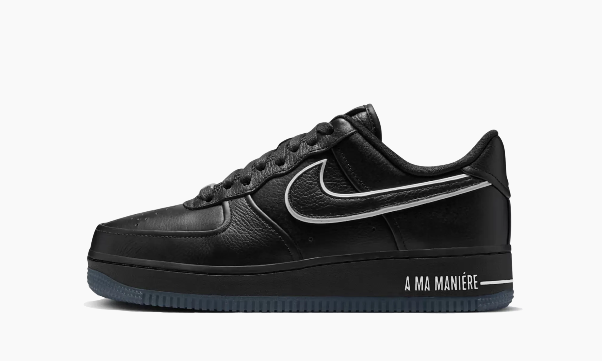 nike air force 1 tear away black swoosh