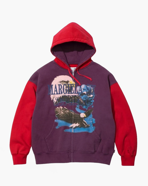Supreme®/MM6 Maison Margiela Eagle Zip Up Hooded Sweatshirt Red