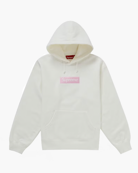 Supreme Box Logo Hooded Sweatshirt (FW25) White | The Sneaker Store