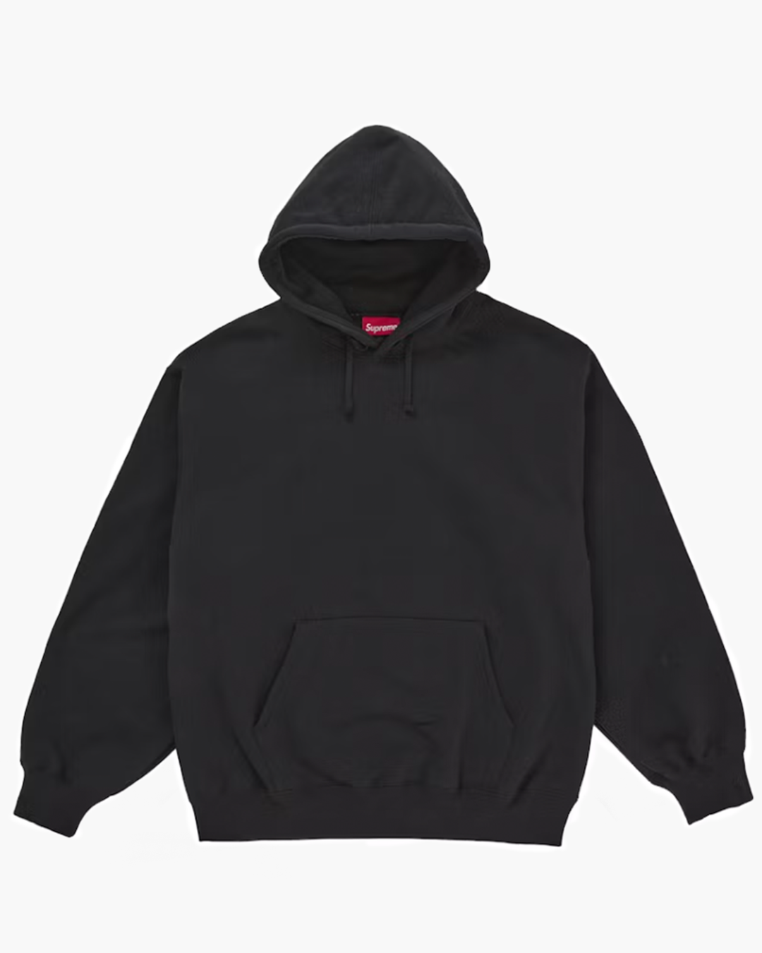 Supreme Satin Appliqué Hooded Sweatshirt (FW25) Black| The Sneaker Supreme Satin Appliqué Hooded Sweatshirt (FW25) Black| The Sneaker