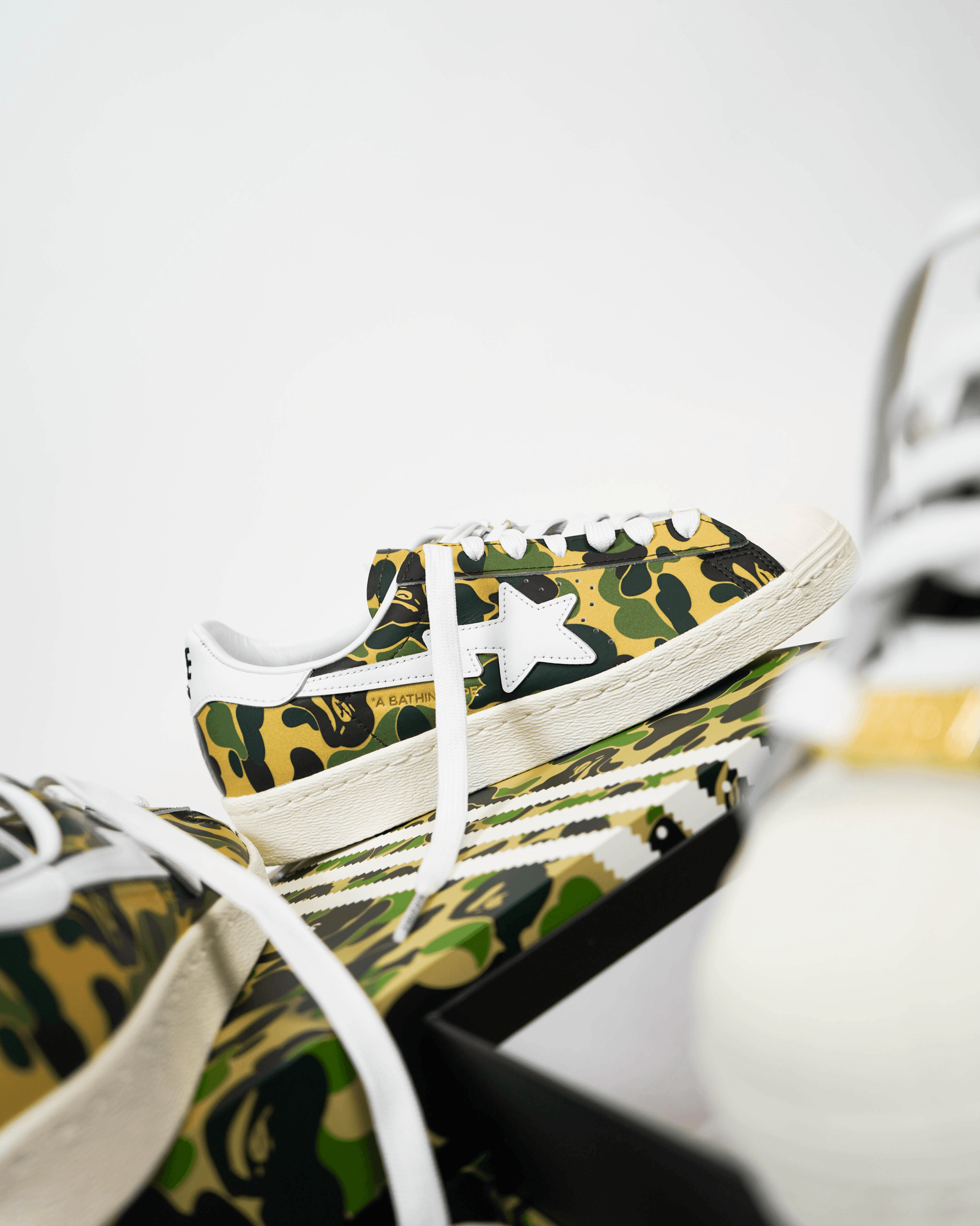 Adidas Superstar Bape Camo Green The Sneaker Store