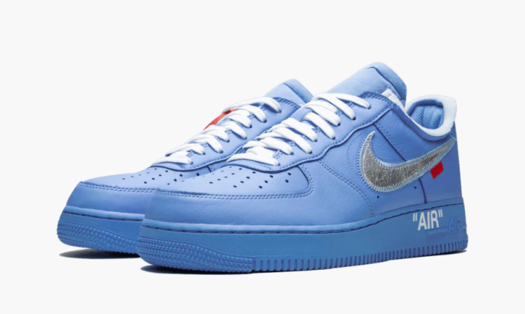 Blue off top white nike