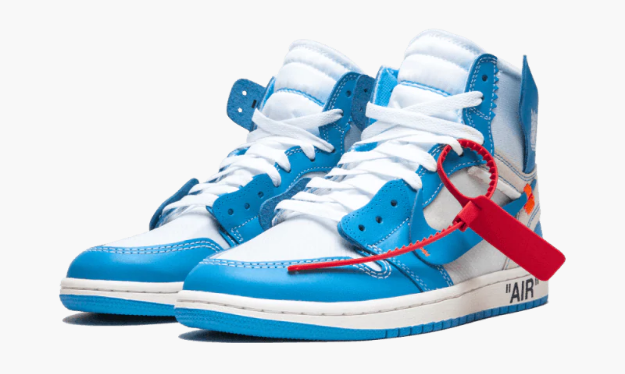 Off white jordan 1 blue retail Clearance