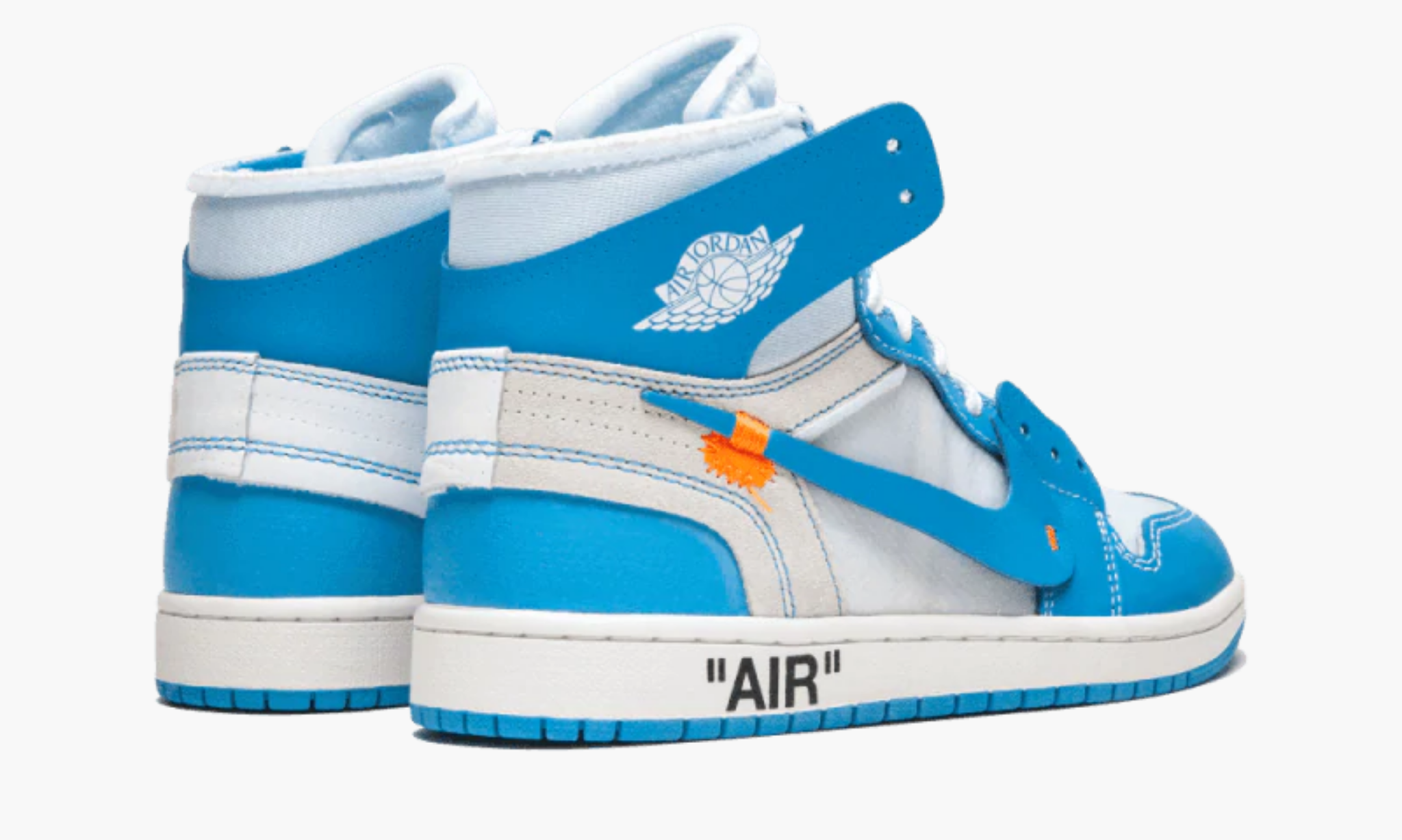 Blue off outlet white jordans