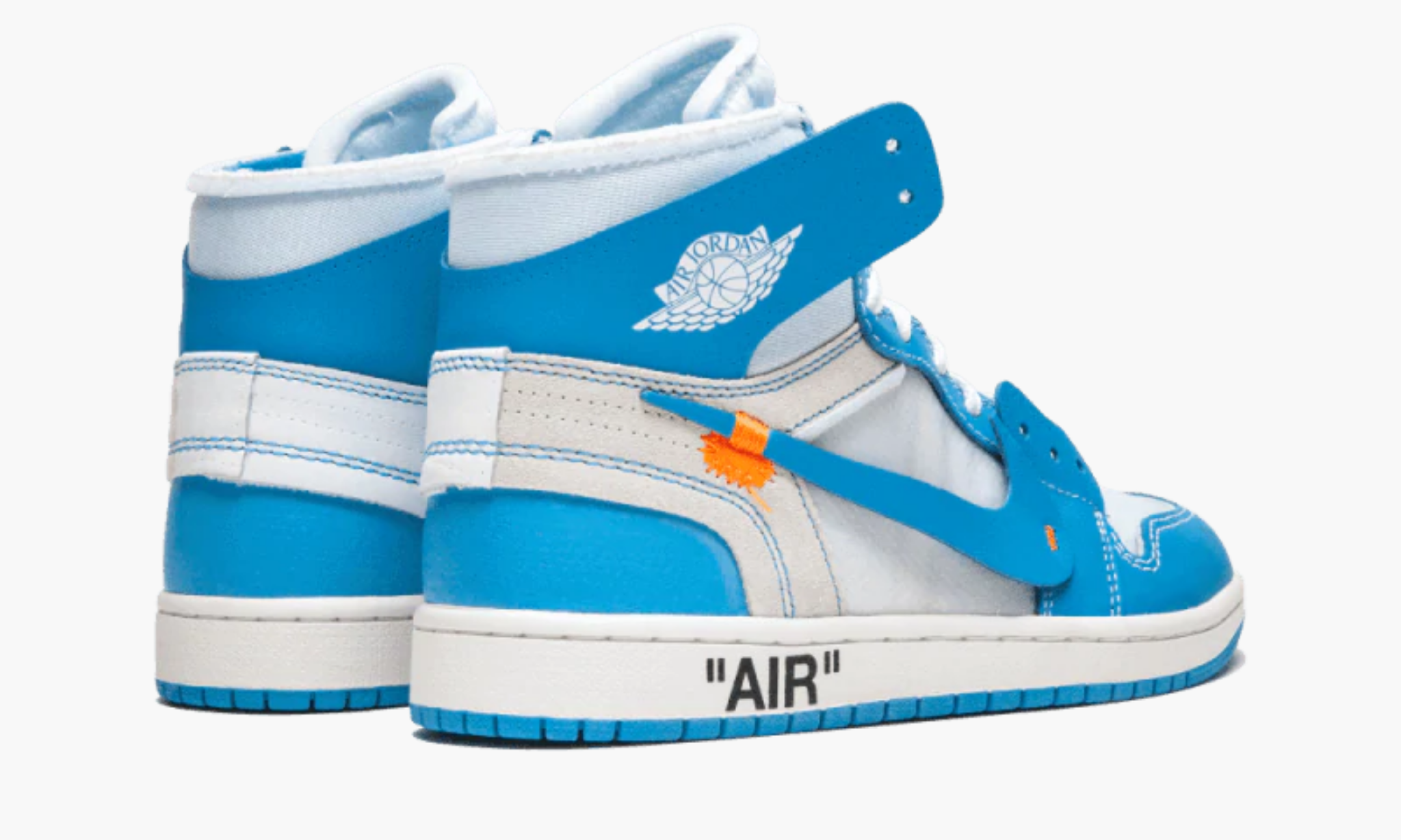 Blue off white sales jordans