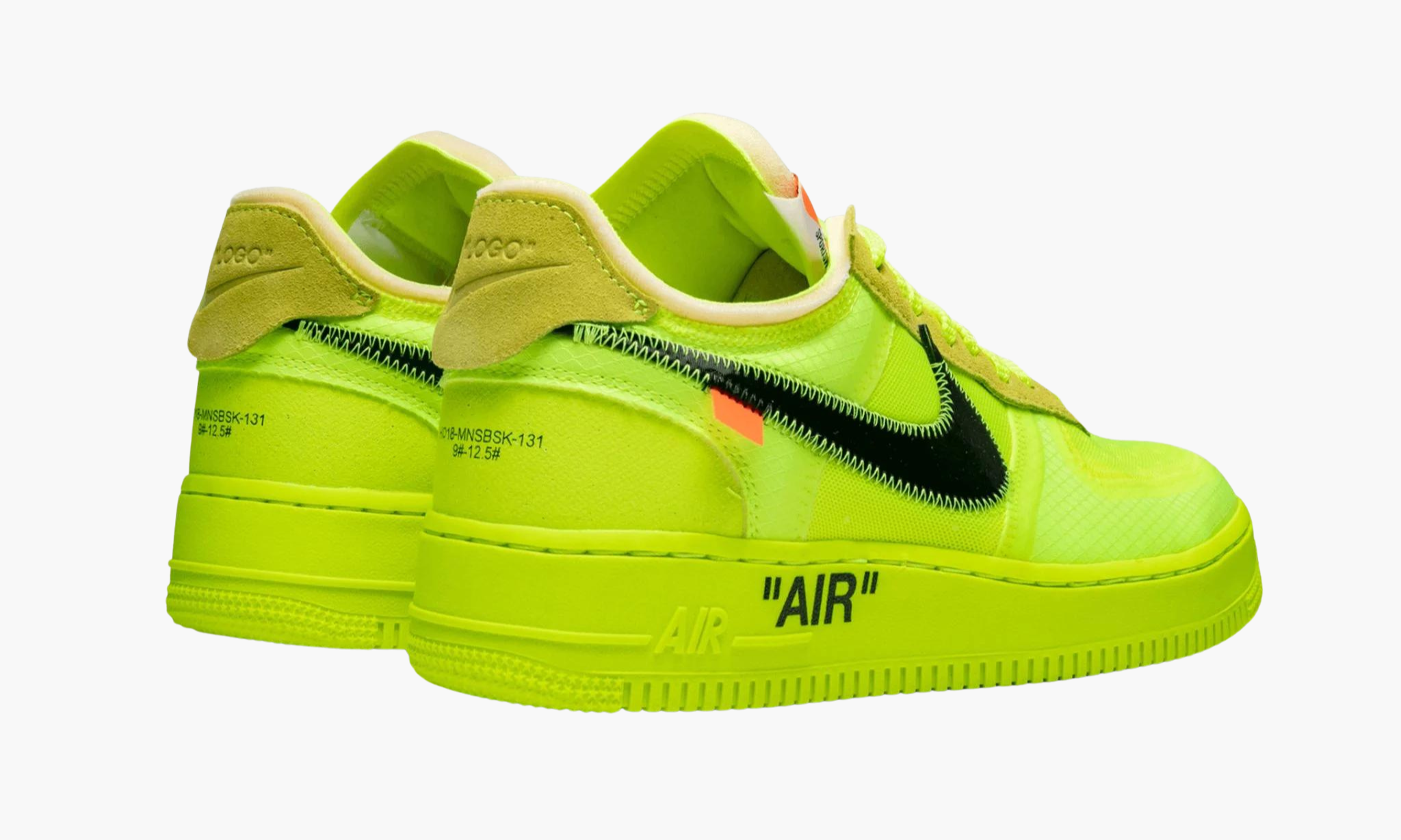 Air force 1 2025 neon off white