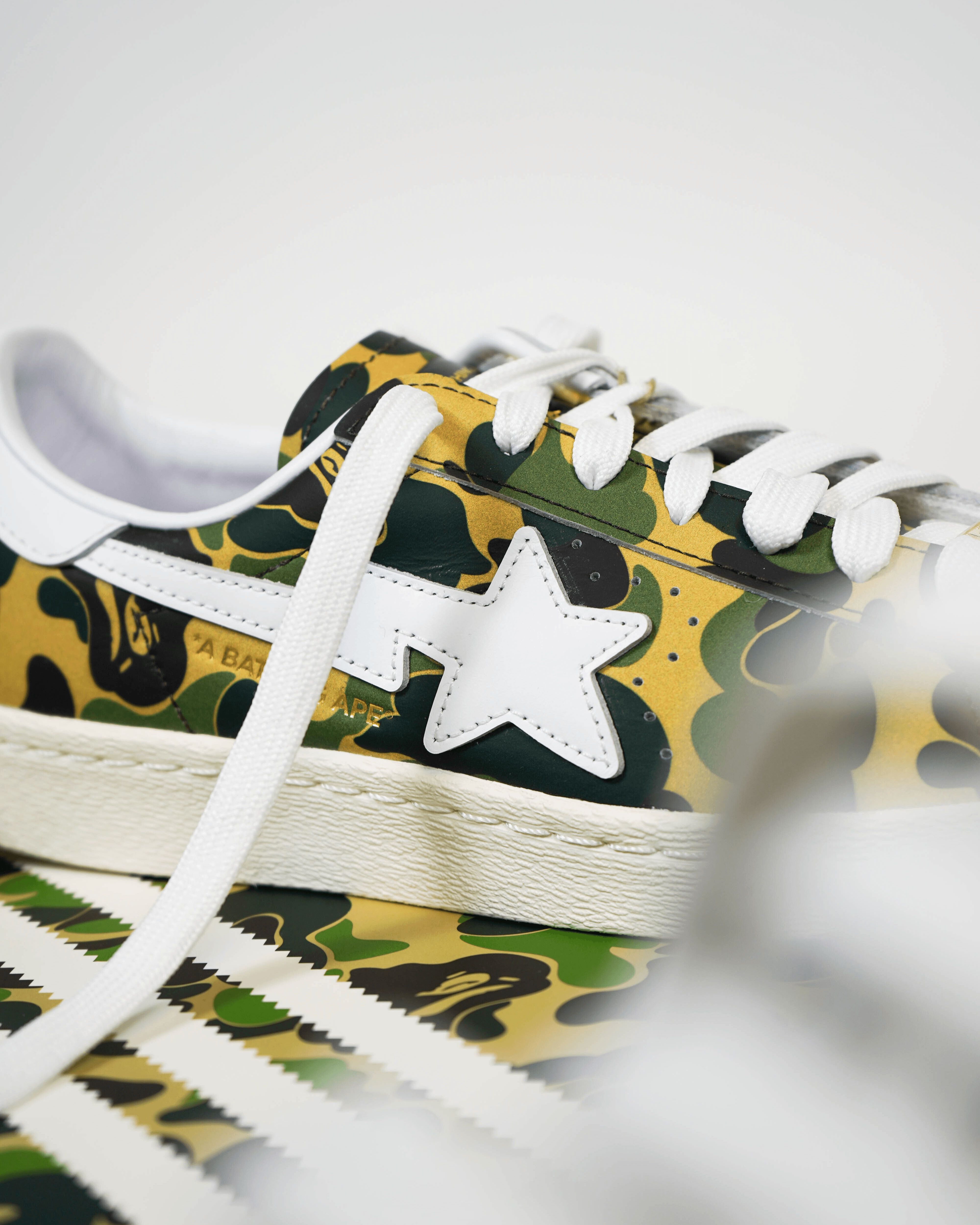 Adidas Superstar Bape Camo Green The Sneaker Store