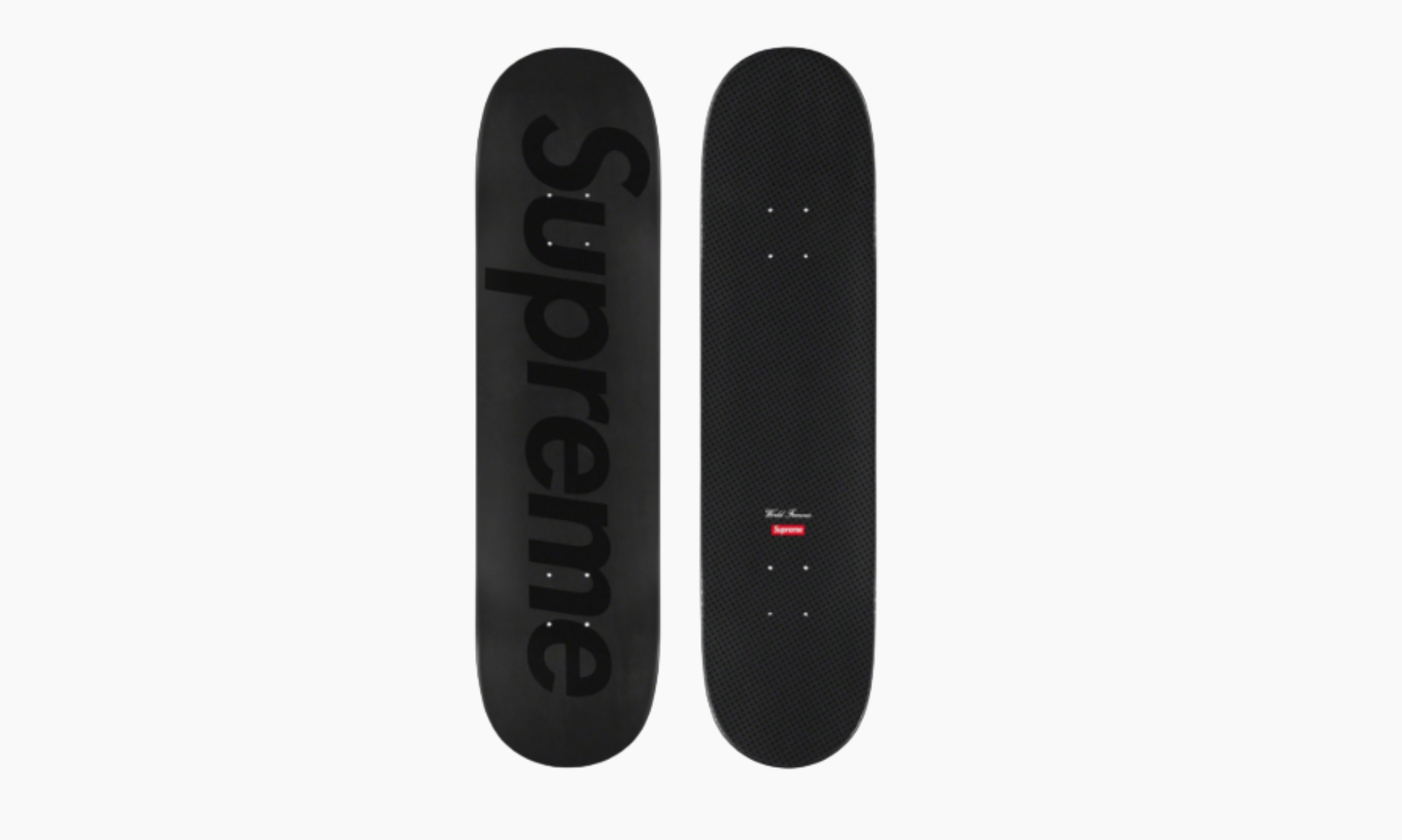 Supreme Tonal Box Logo Skateboard Deck Black | The Sneaker Store